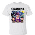 Grandma Mom Kids Scary Night Halloween Personalized Shirt